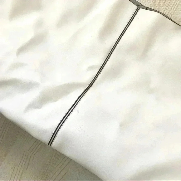 Mango Touch White Leather Tote Hobos Bag NWT - Picture 3 of 8